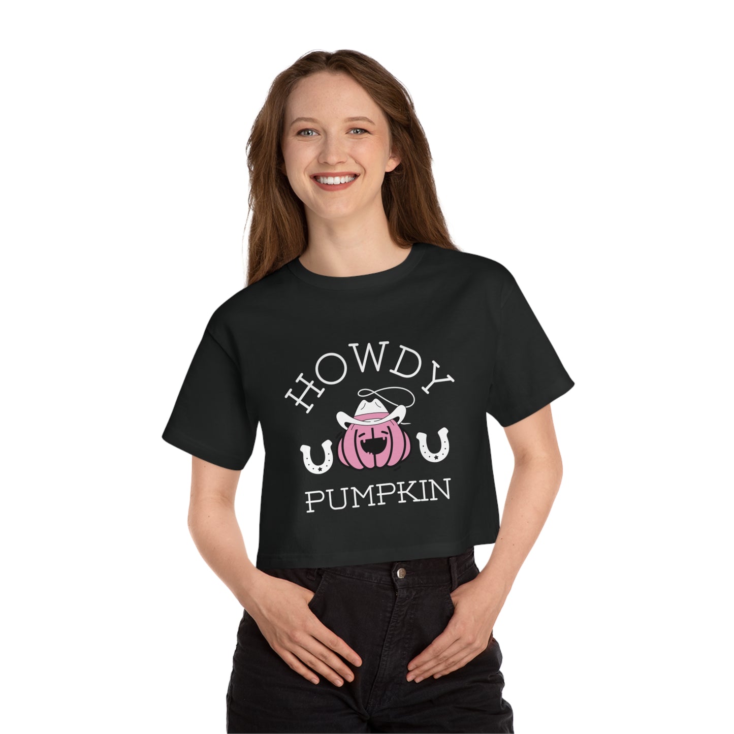 Howdy Pumpkin Crop Top