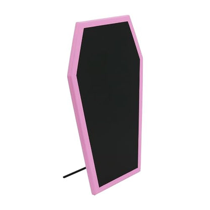 Pink Framed Coffin Chalk Board