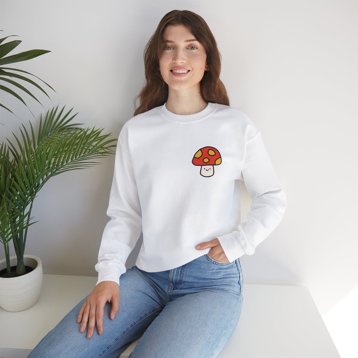 Mushroom Crewneck Sweatshirt
