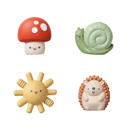 Water-Squirting Sensory Bath Mushroom & Hedgehog Toys