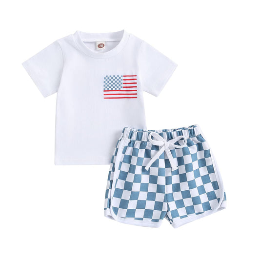 Red White and Blue Set for Boy