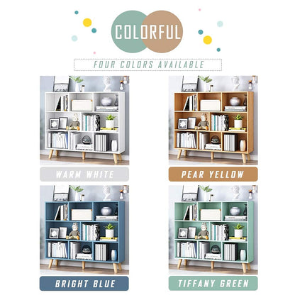 Wooden Open Shelf Bookcase