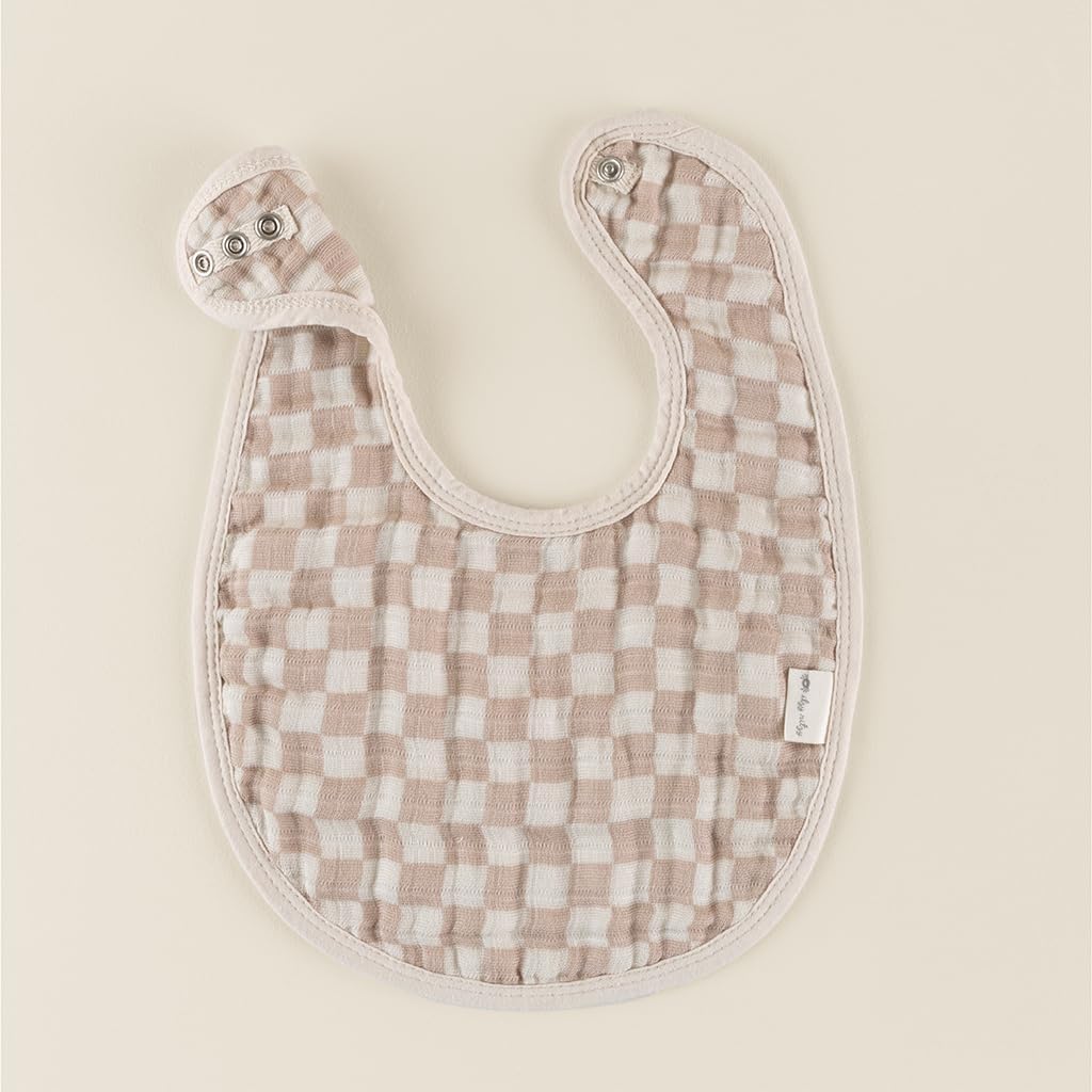 Checkerboard Baby Bibs