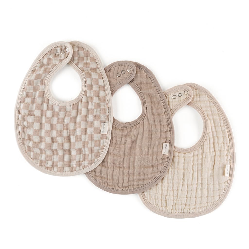 Checkerboard Baby Bibs
