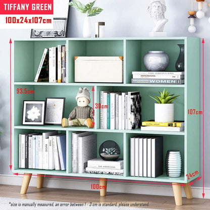 Wooden Open Shelf Bookcase