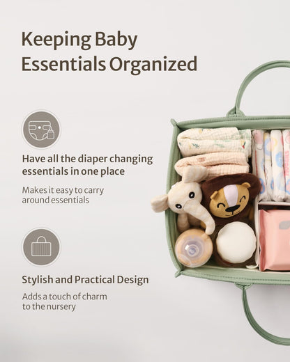 Cute Baby Diaper Caddy Organizer