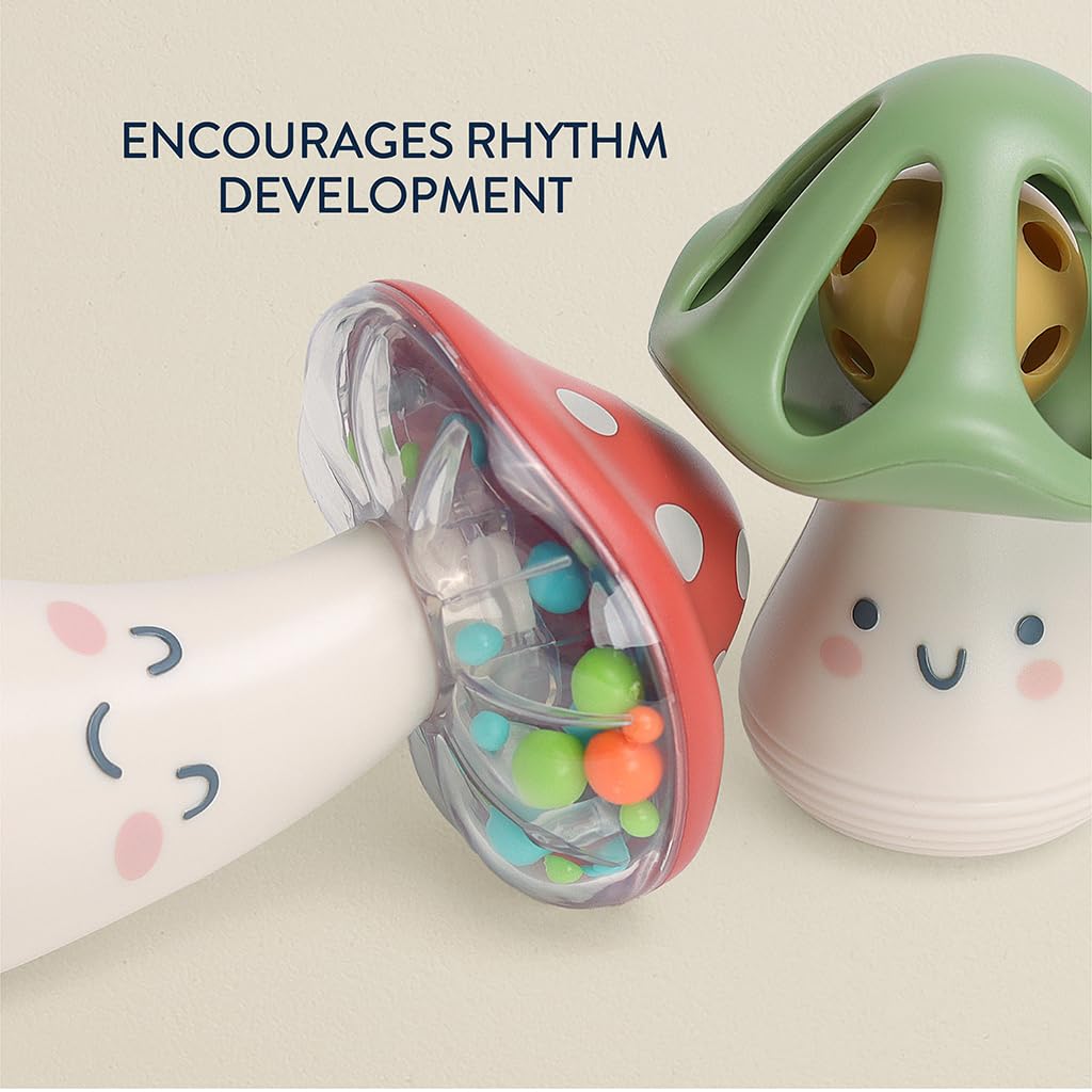 Mini Maracas Musical Mushroom Rattle Toy