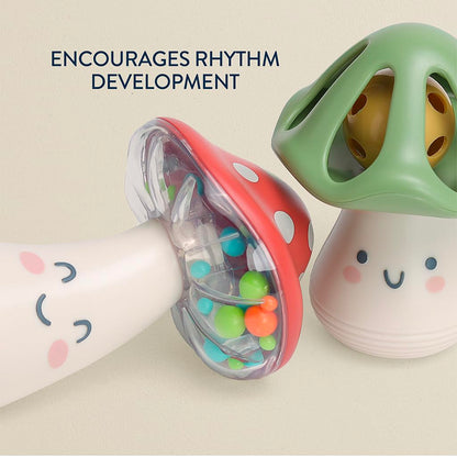 Mini Maracas Musical Mushroom Rattle Toy