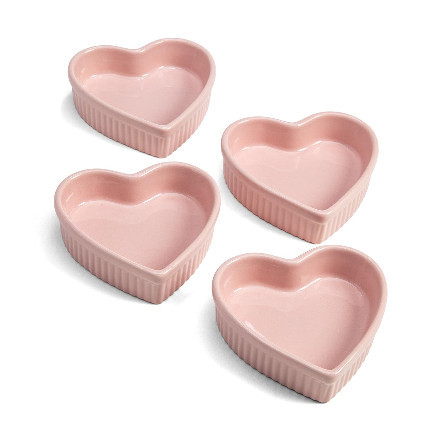 Heart Shaped Ramekin Set
