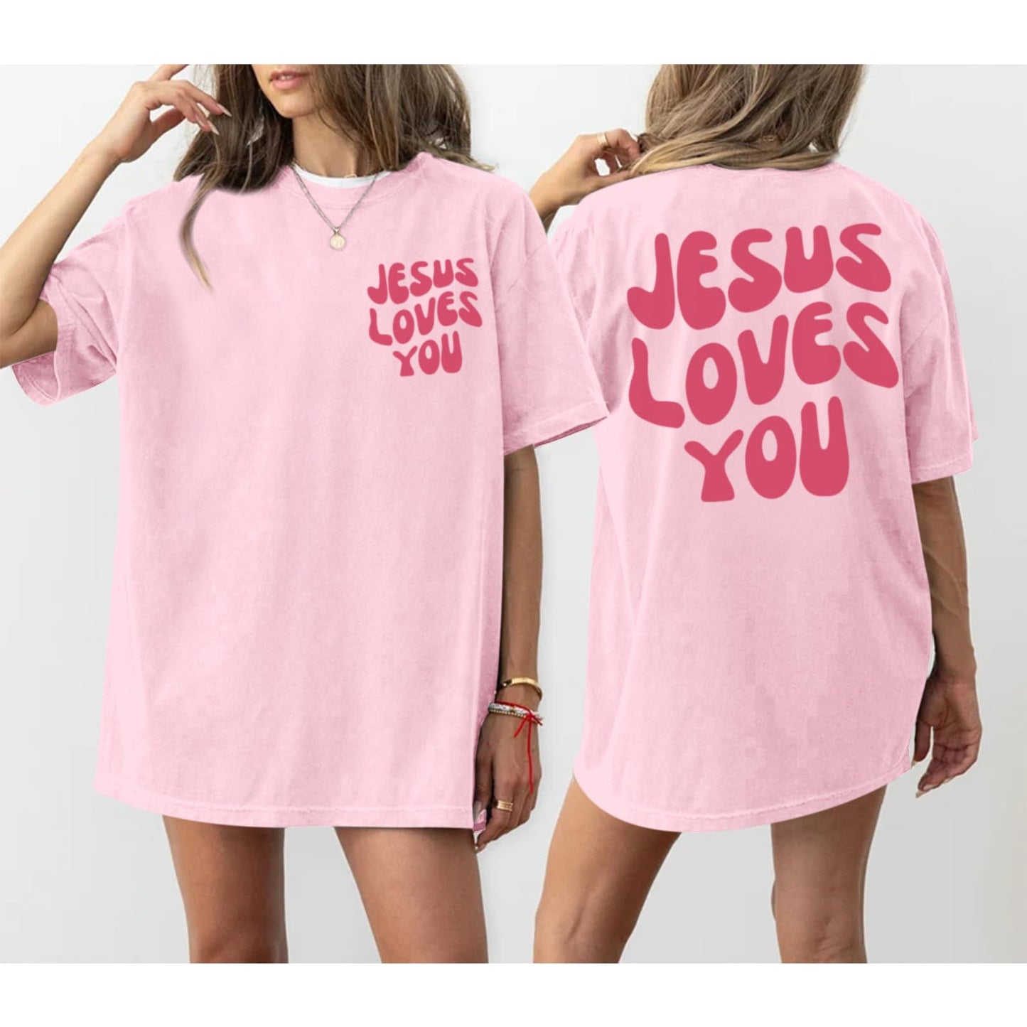 Jesus Loves You Oversized Shirt