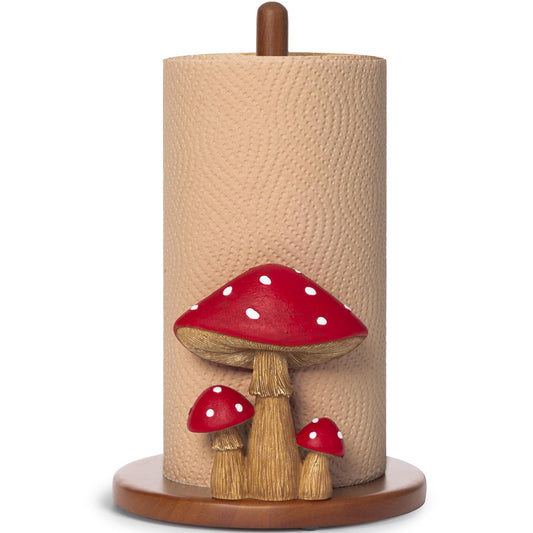 Mushroom Paper Towel Holder