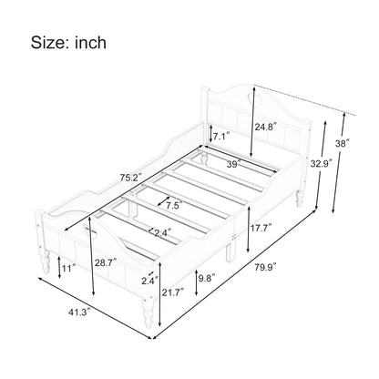 Heart Shaped Headboard and Bed Frame