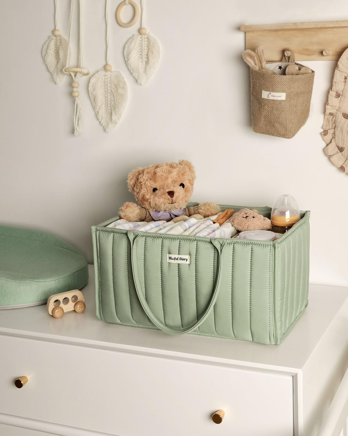Cute Baby Diaper Caddy Organizer
