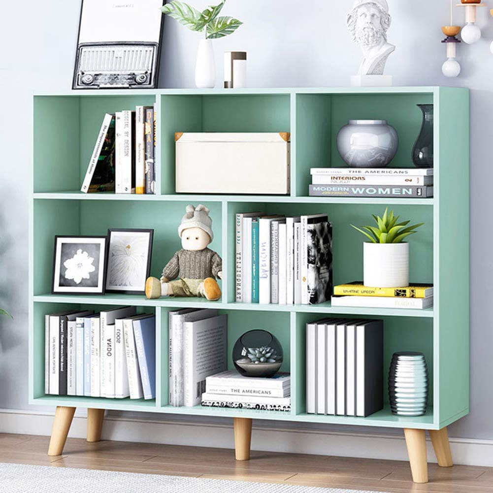 Wooden Open Shelf Bookcase
