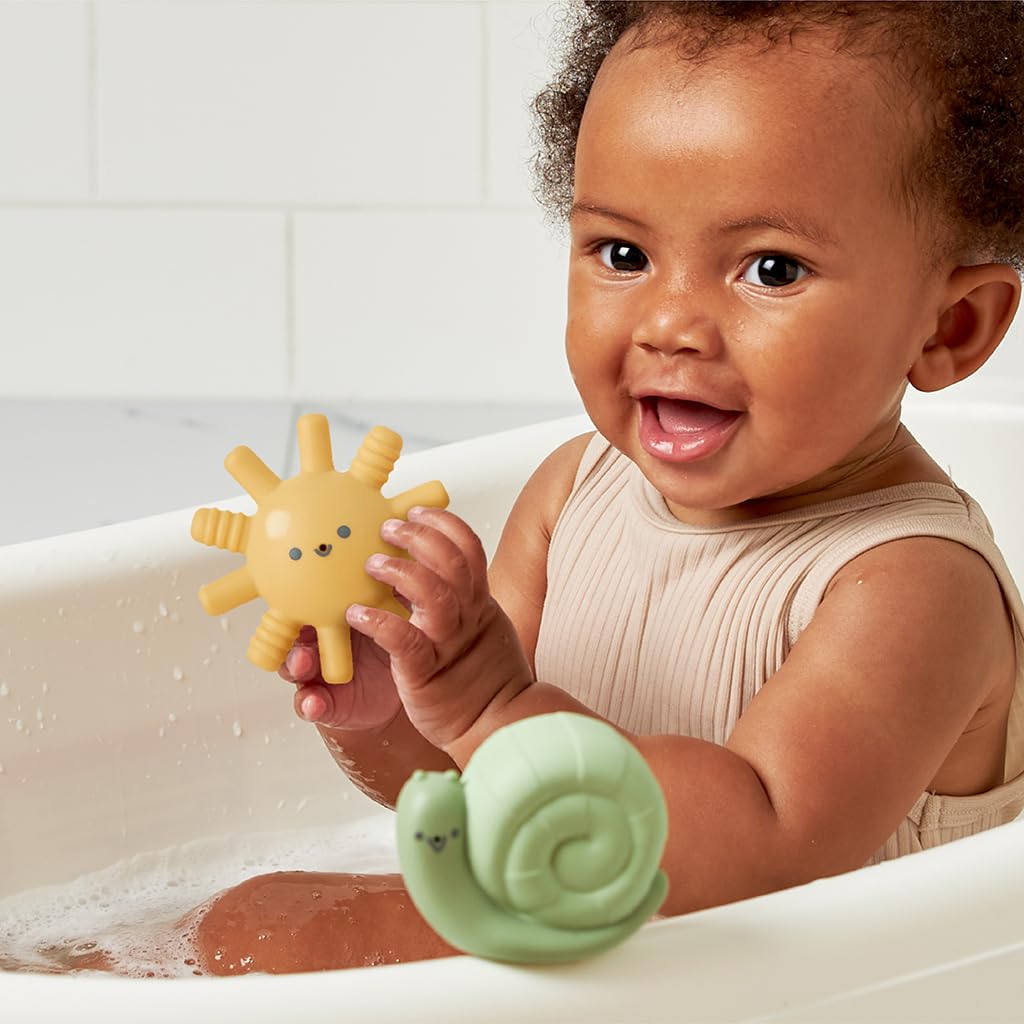 Water-Squirting Sensory Bath Mushroom & Hedgehog Toys