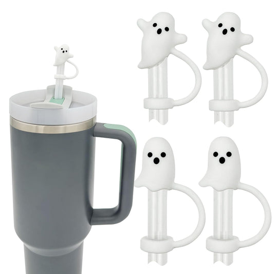 Ghost Straw Toppers/Covers for Stanley Cups