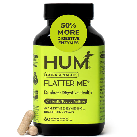 HUM Flatter Me Extra Strength Digestive Enzymes