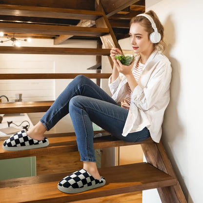 Checkered Slippers