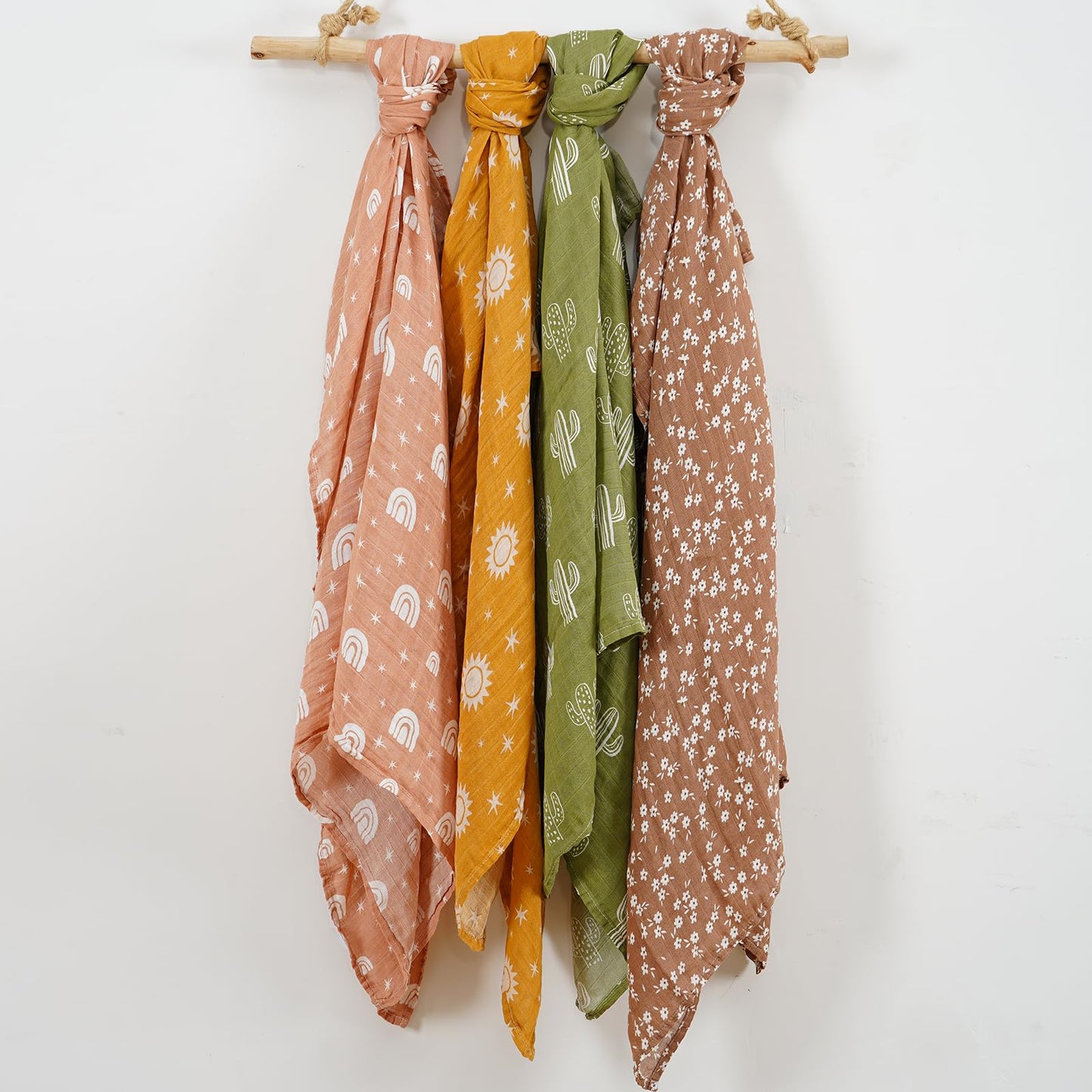 Cactus Muslin Swaddle Blankets