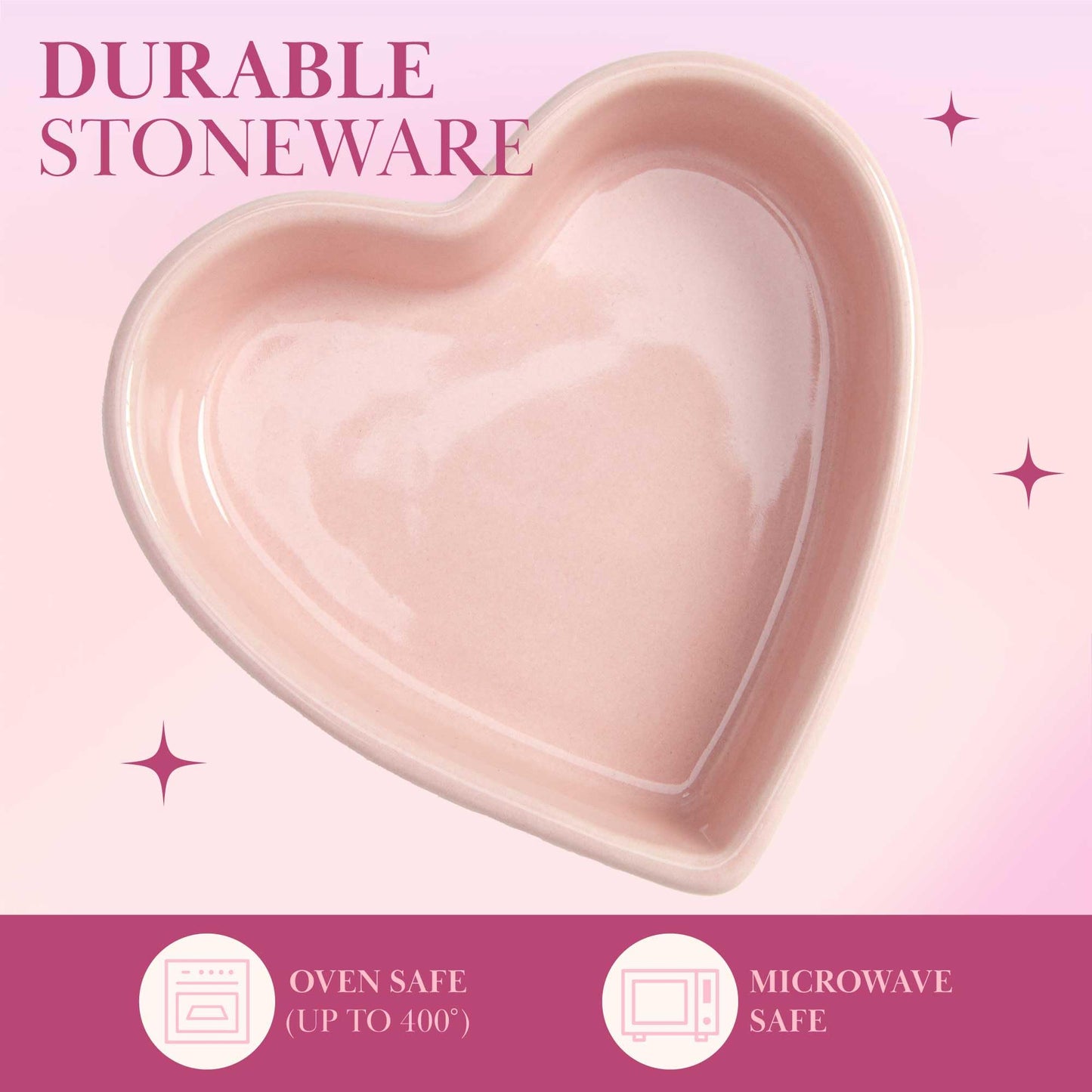 Heart Shaped Ramekin Set