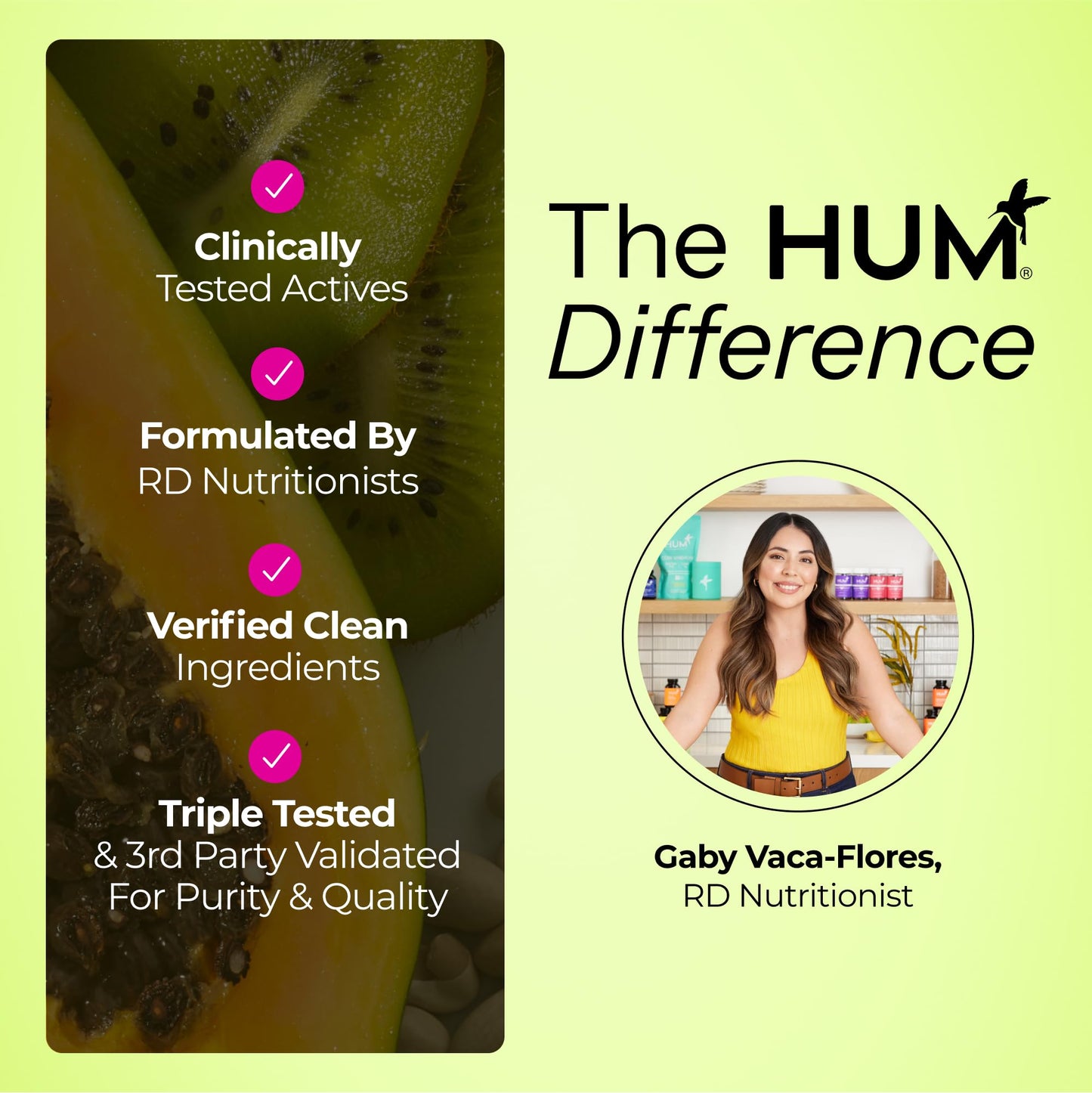 HUM Flatter Me Extra Strength Digestive Enzymes