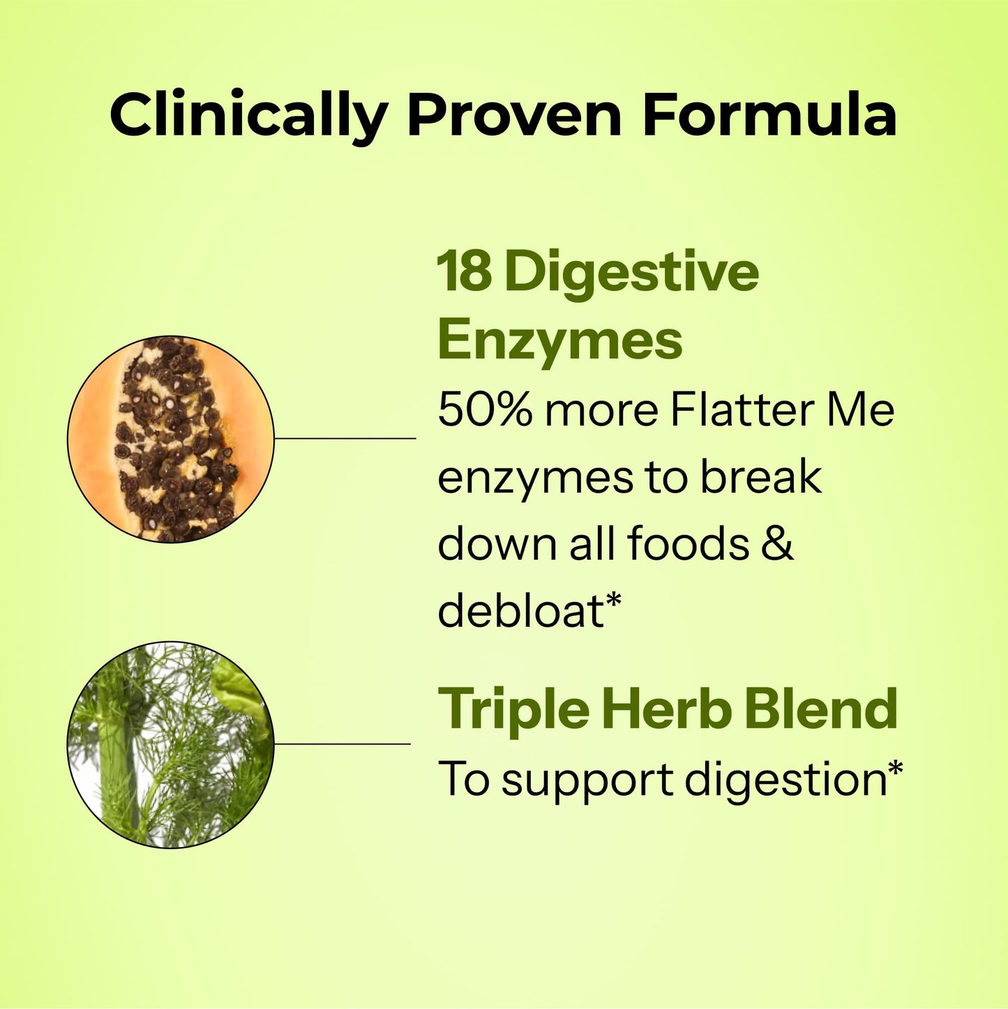 HUM Flatter Me Extra Strength Digestive Enzymes