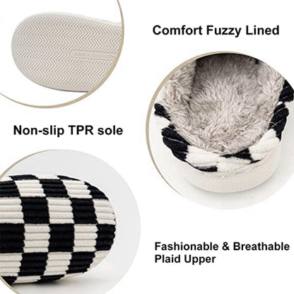 Checkered Slippers