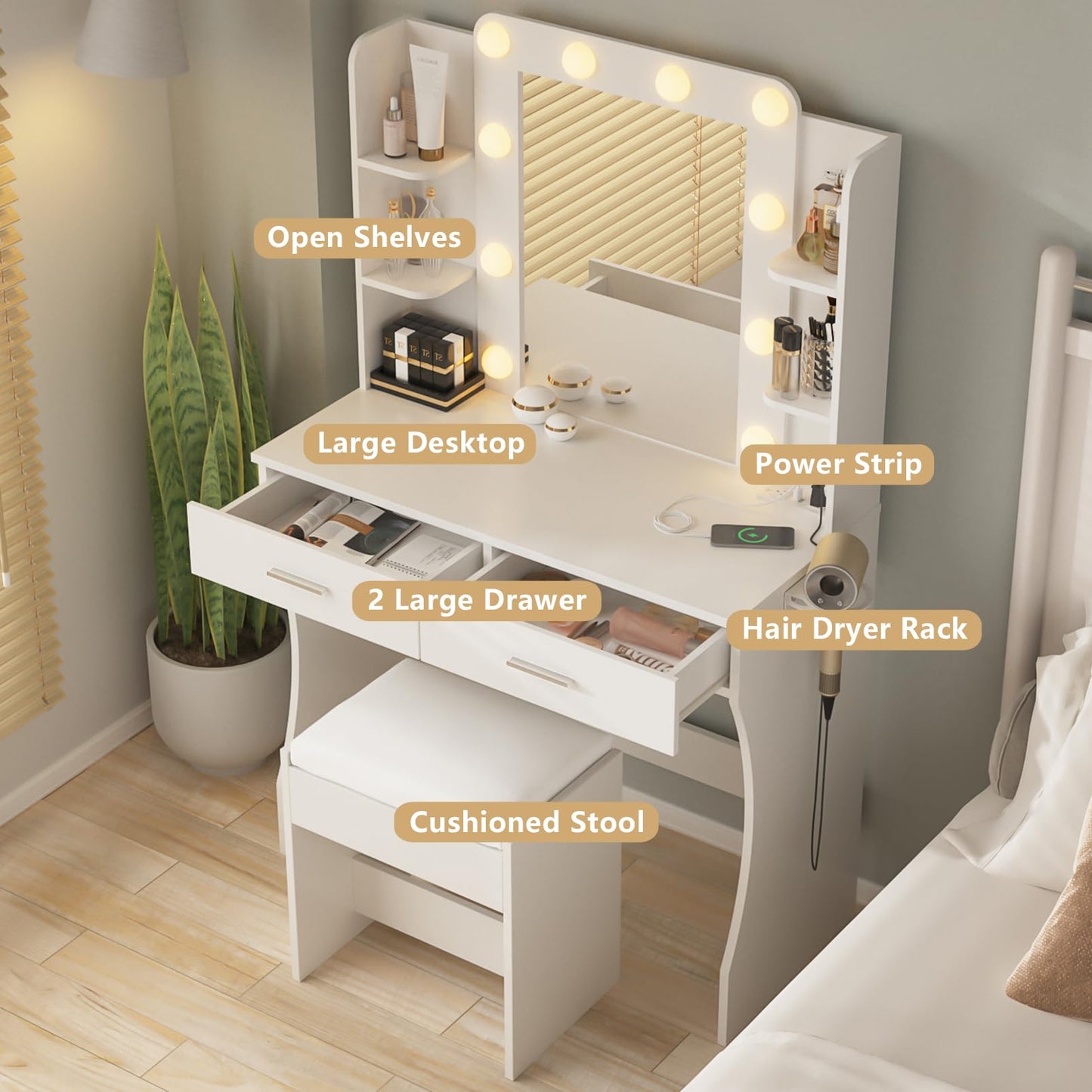 Kids Vanity with Lights