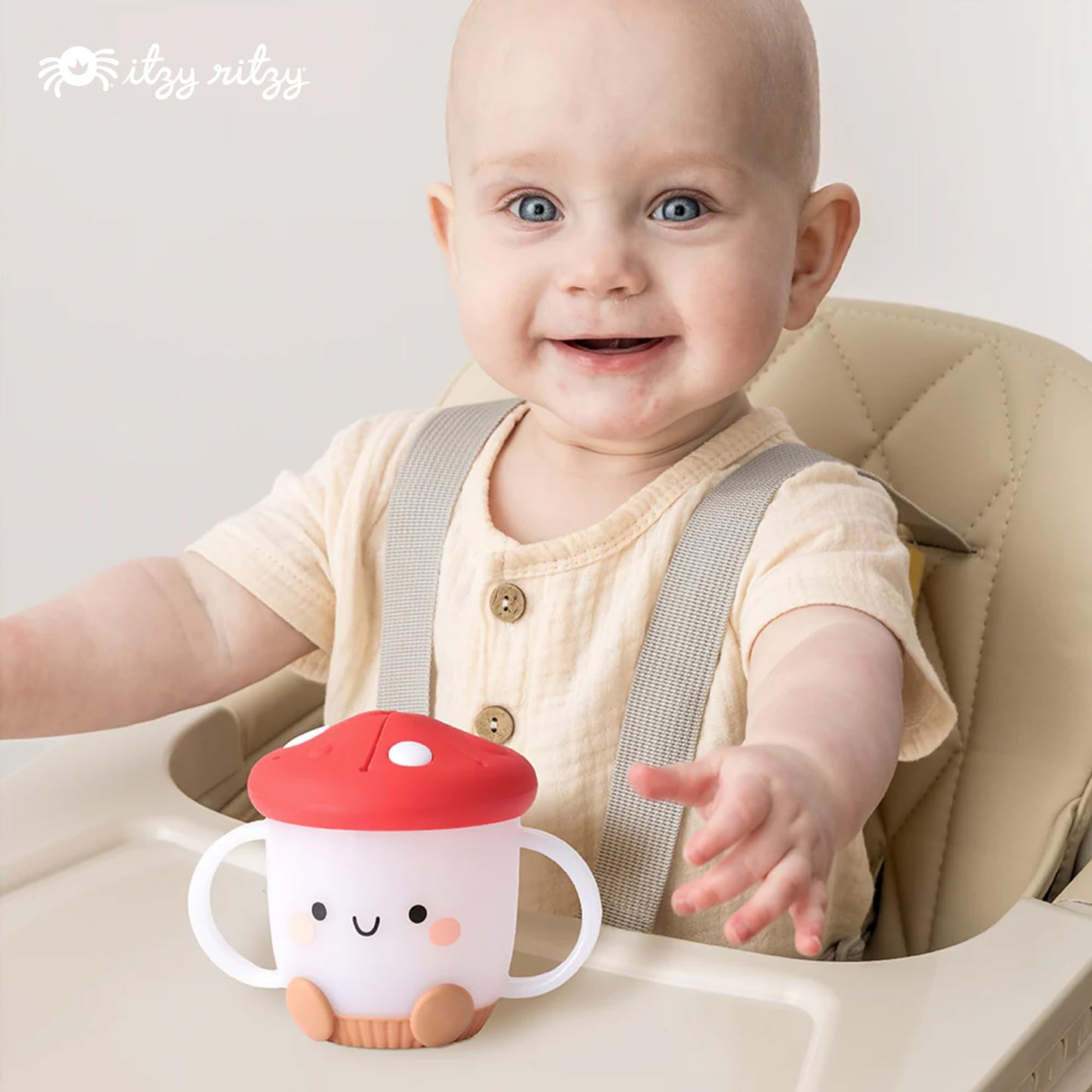 Mushroom Toddler Snack Cup