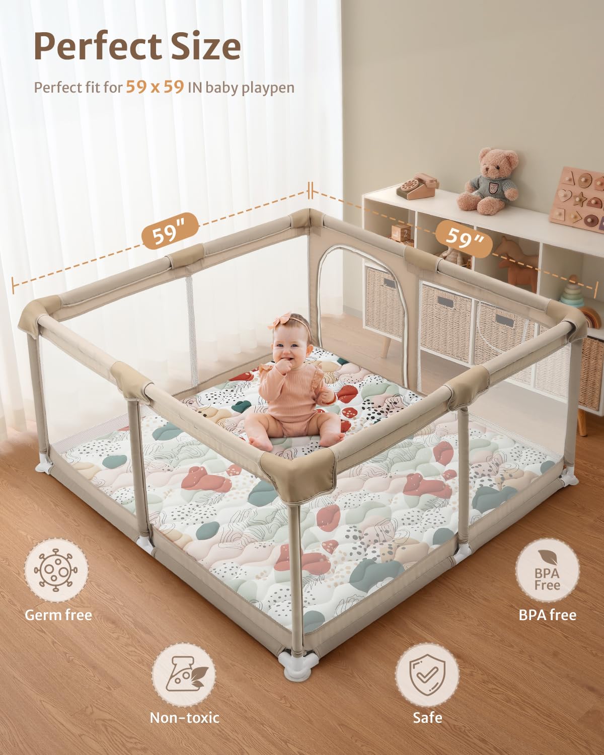 Cute Baby Play Mats for Floor