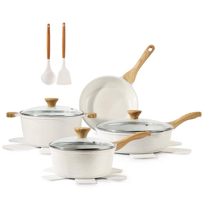 Nonstick Ceramic Cookware Set 13-Piece