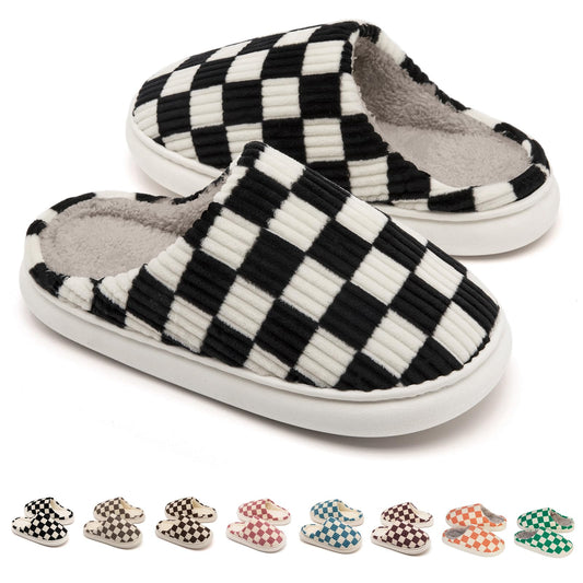 Checkered Slippers