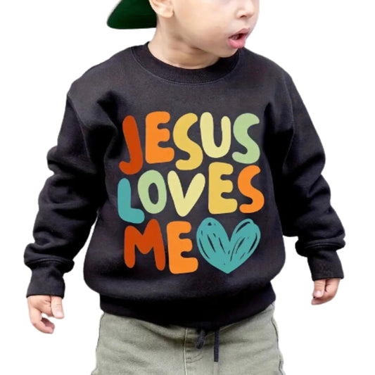 Jesus Loves Me Childs Sweatshirt
