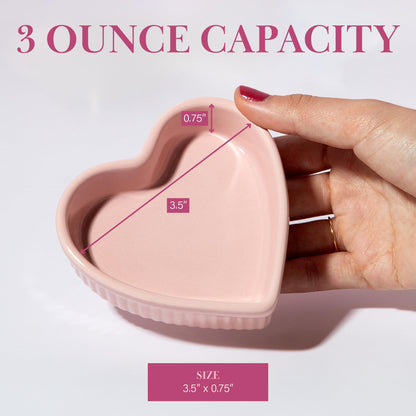 Heart Shaped Ramekin Set