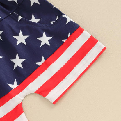 Bright Red White and Blue Set for Boy