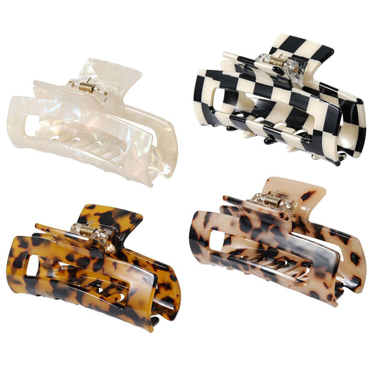 4Pcs Hair Claw Clips