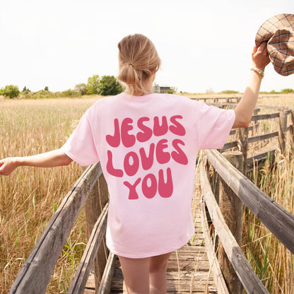 Jesus Loves You Oversized Shirt