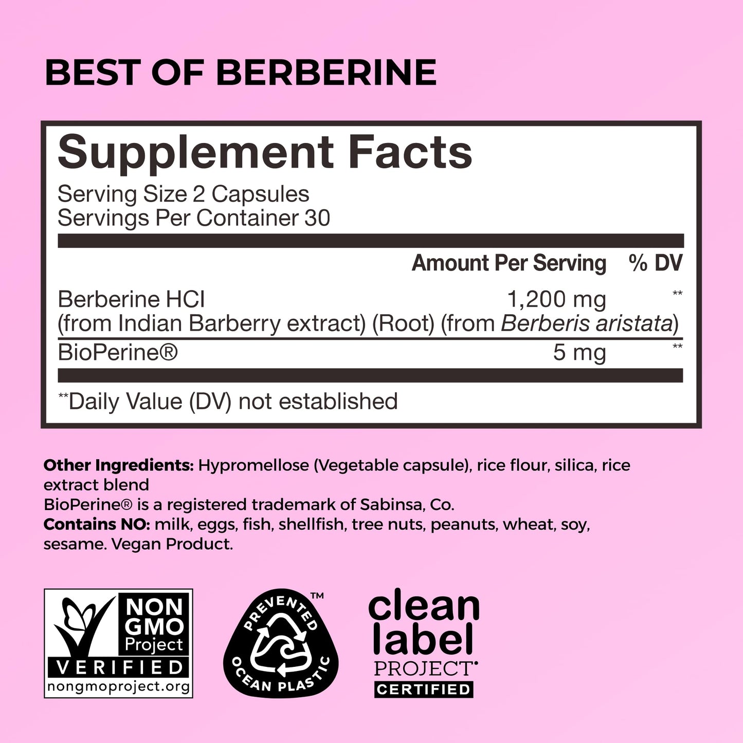 HUM Best of Berberine Supplement