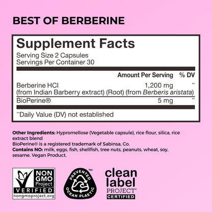 HUM Best of Berberine Supplement