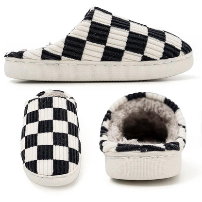 Checkered Slippers