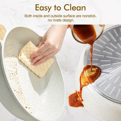 Nonstick Ceramic Cookware Set 13-Piece