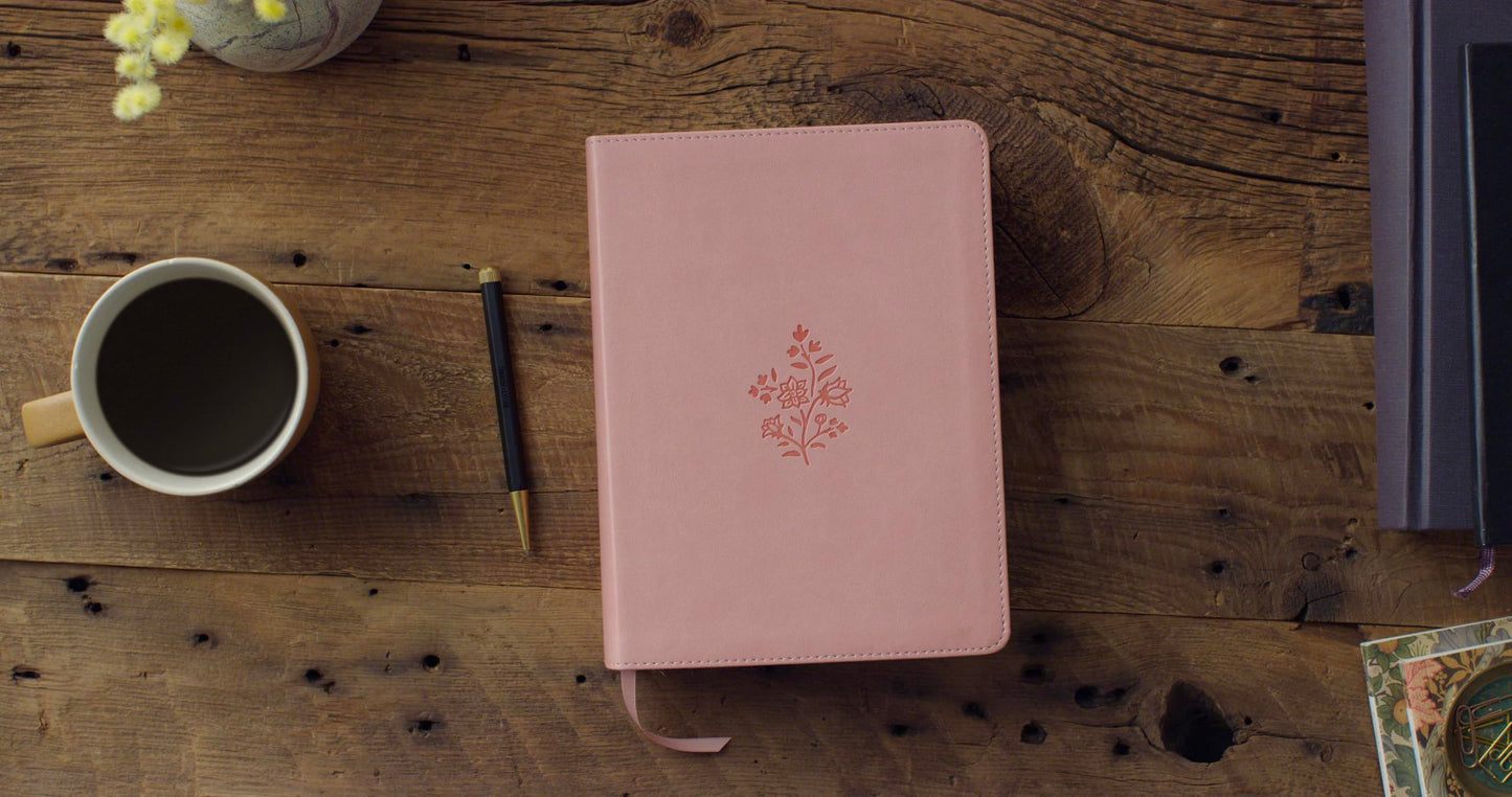 ESV Single Column Journaling Bible (TruTone, Pink, Wildflower Design): Holy Bible, English Standard Version