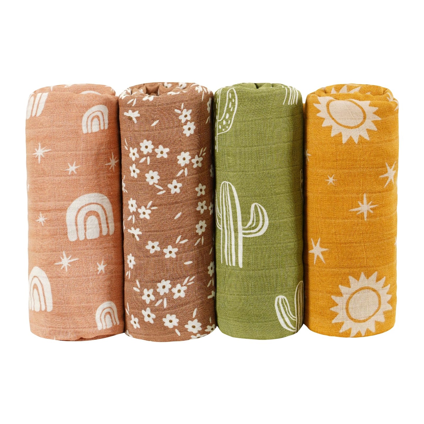 Cactus Muslin Swaddle Blankets