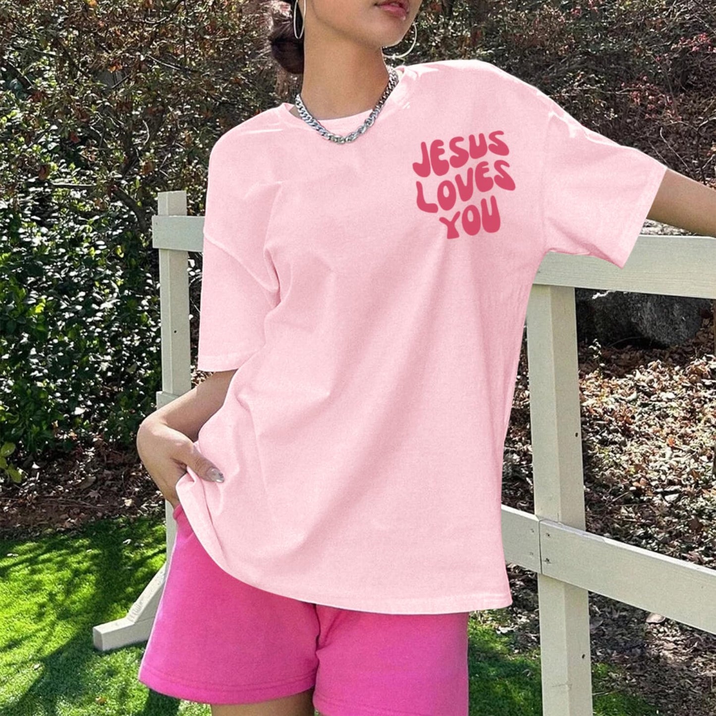 Jesus Loves You Oversized Shirt