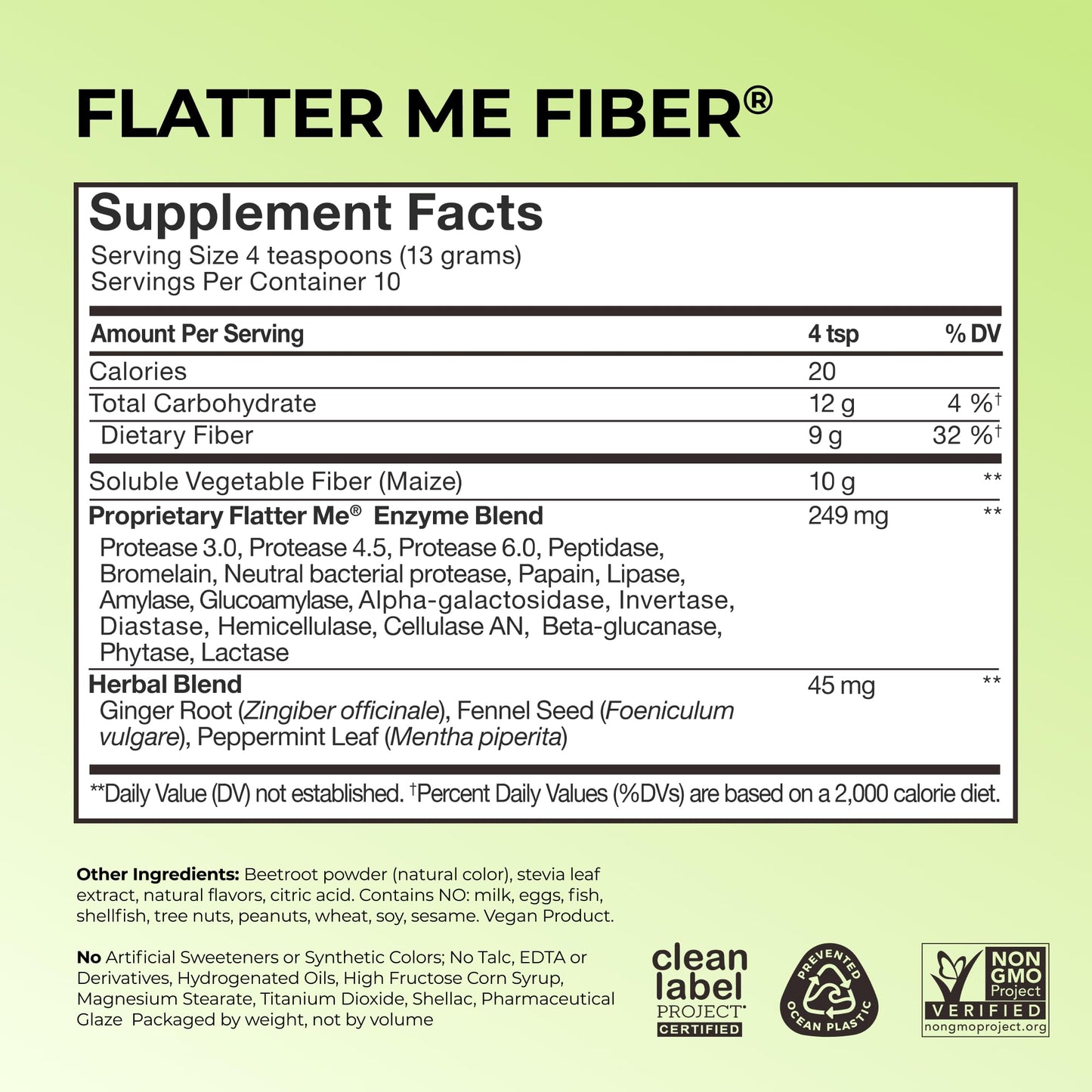 Flatter Me Fiber GLP-1 Booster – Fiber Supplement