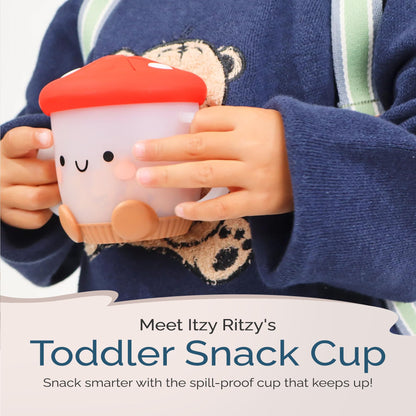 Mushroom Toddler Snack Cup