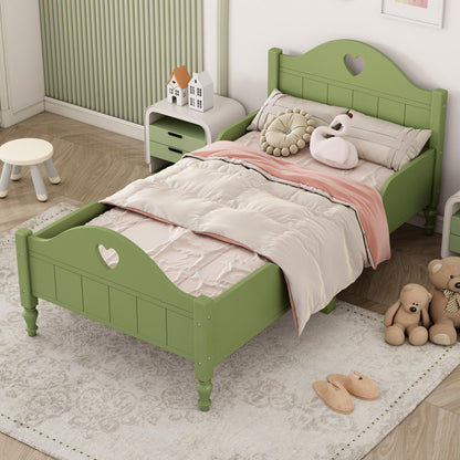 Heart Shaped Headboard and Bed Frame