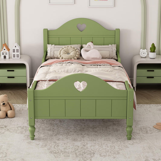 Heart Shaped Headboard and Bed Frame